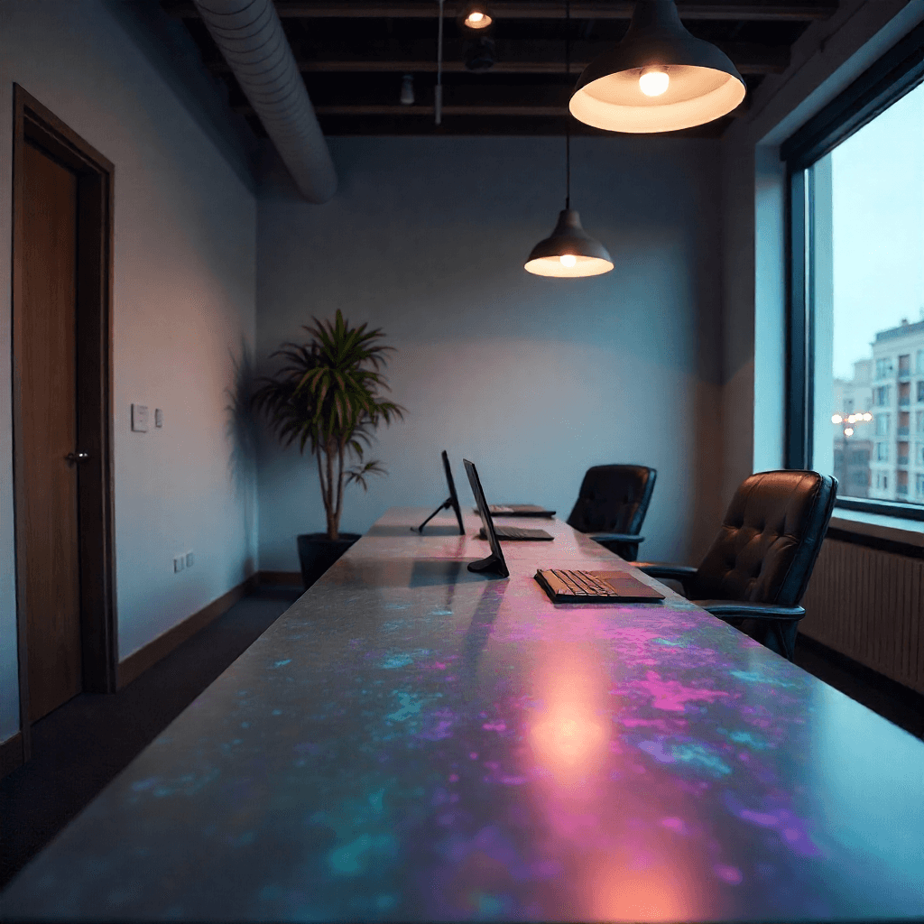 Modern Transmac office workspace in Skopje, Belgium — professional environment for outsourcing, bookkeeping, and accounting services.